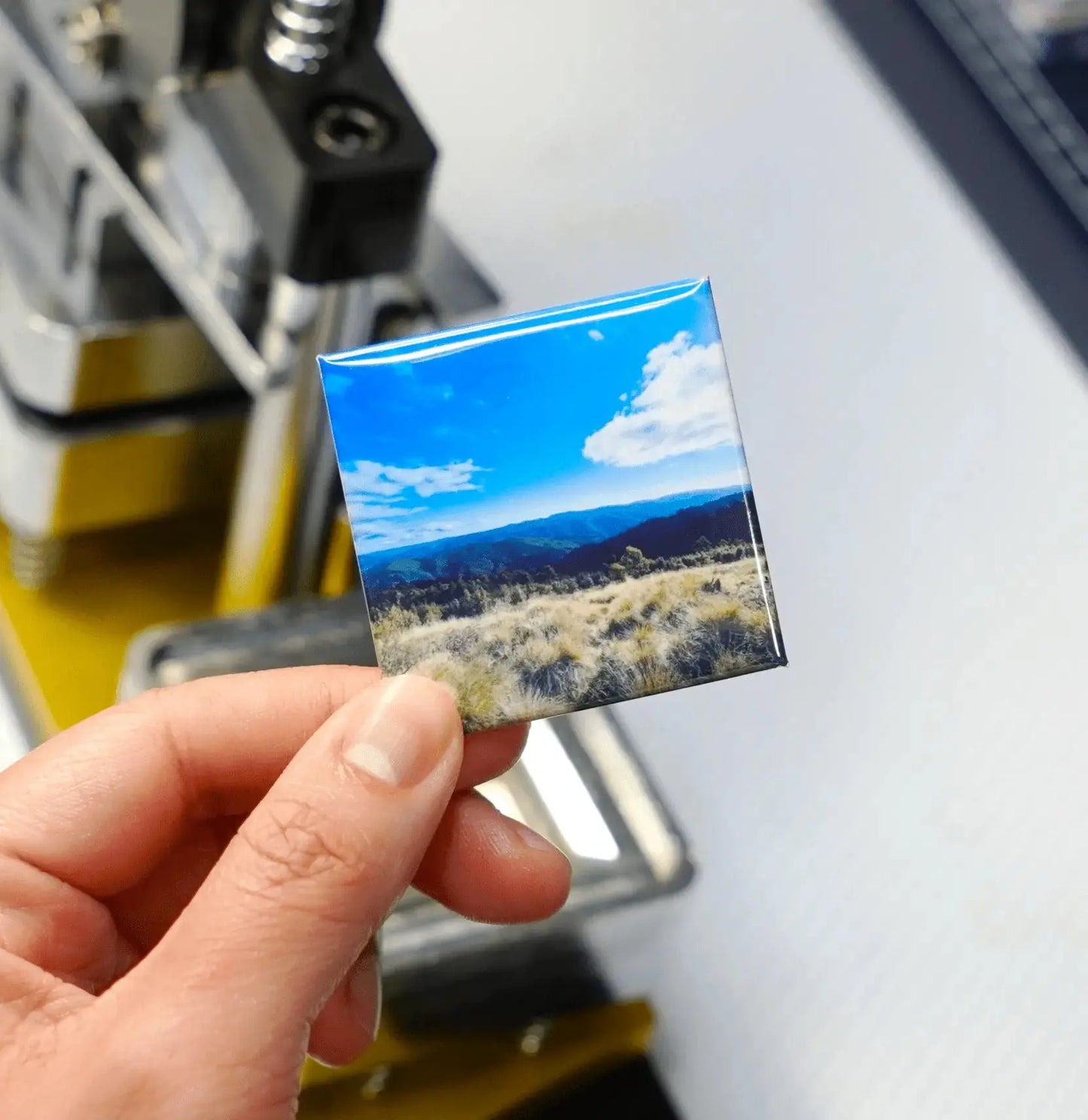 Custom Photo Fridge Magnet - MiniCharms - Acrylic Square Magnets - MiniCharms