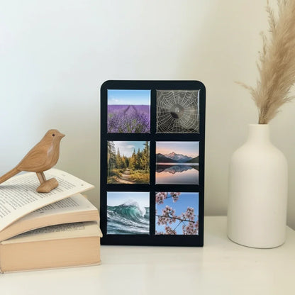 Mini Charms 6 Bundles Personalised Photo Magnet Frame Holder Display Home Decor Handcrafted Gift Scene Travel Fridge Magnets